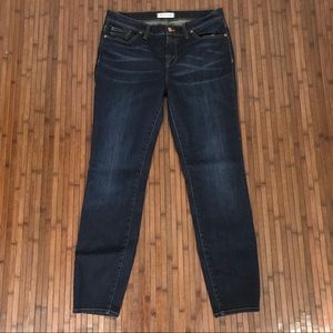 Madewell High Rise Skinny Skinny Dark Wash Jeans